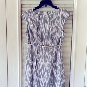 CALVIN KLEIN Belted Pencil Dress - Size 2